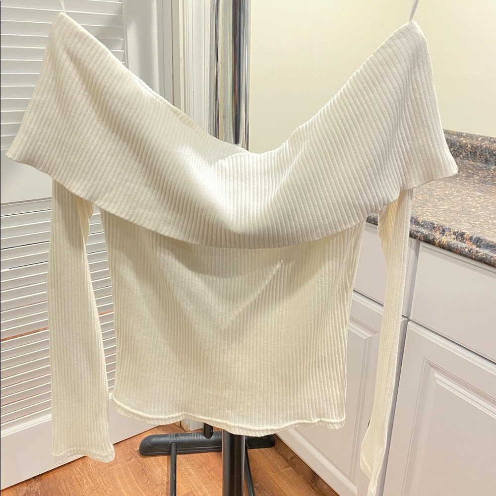 White Off Shoulder Top